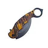Ніж розкладний кіготь Fox Knives M43 з кліпсою 20см Brown (7_01082), фото 4