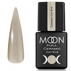 Гель-лак Moon Full Ceramic Cat NoSC533, 8 мл, теплий сірий із шимером