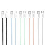 Кабель USB Hoco X104 Source 60W Type-C to Type-C Колір Рожевий, фото 3