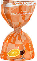 Цукерки прал BRANDY&ORANGE з начинкою лікеру 2,5 кг ТМ Mieszko Польша