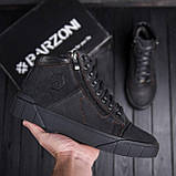Чоловічі зимові шкіряні кросівки Philipp Plein, чоловічі зимові стильні кросівки, чоловічі зимові черевики, фото 5