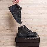 Чоловічі зимові шкіряні кросівки Philipp Plein, чоловічі зимові стильні кросівки, чоловічі зимові черевики, фото 10