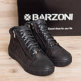 Чоловічі зимові шкіряні кросівки Philipp Plein, чоловічі зимові стильні кросівки, чоловічі зимові черевики, фото 8