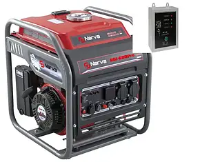 Генератор інверторний NARVA NGI-6000 PRO з виведенням під АВР і електрозапуском (5,5-6,0 кВт, бак 15 л, Дисплей)
