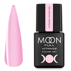 Гель-лак Moon Full Vitrage Color Gel No01, 8 мл, рожевий прозорий