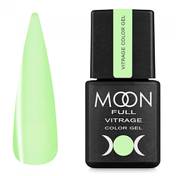 Гель-лак Moon Full Vitrage Color Gel No03, 8 мл, салатовий прозорий