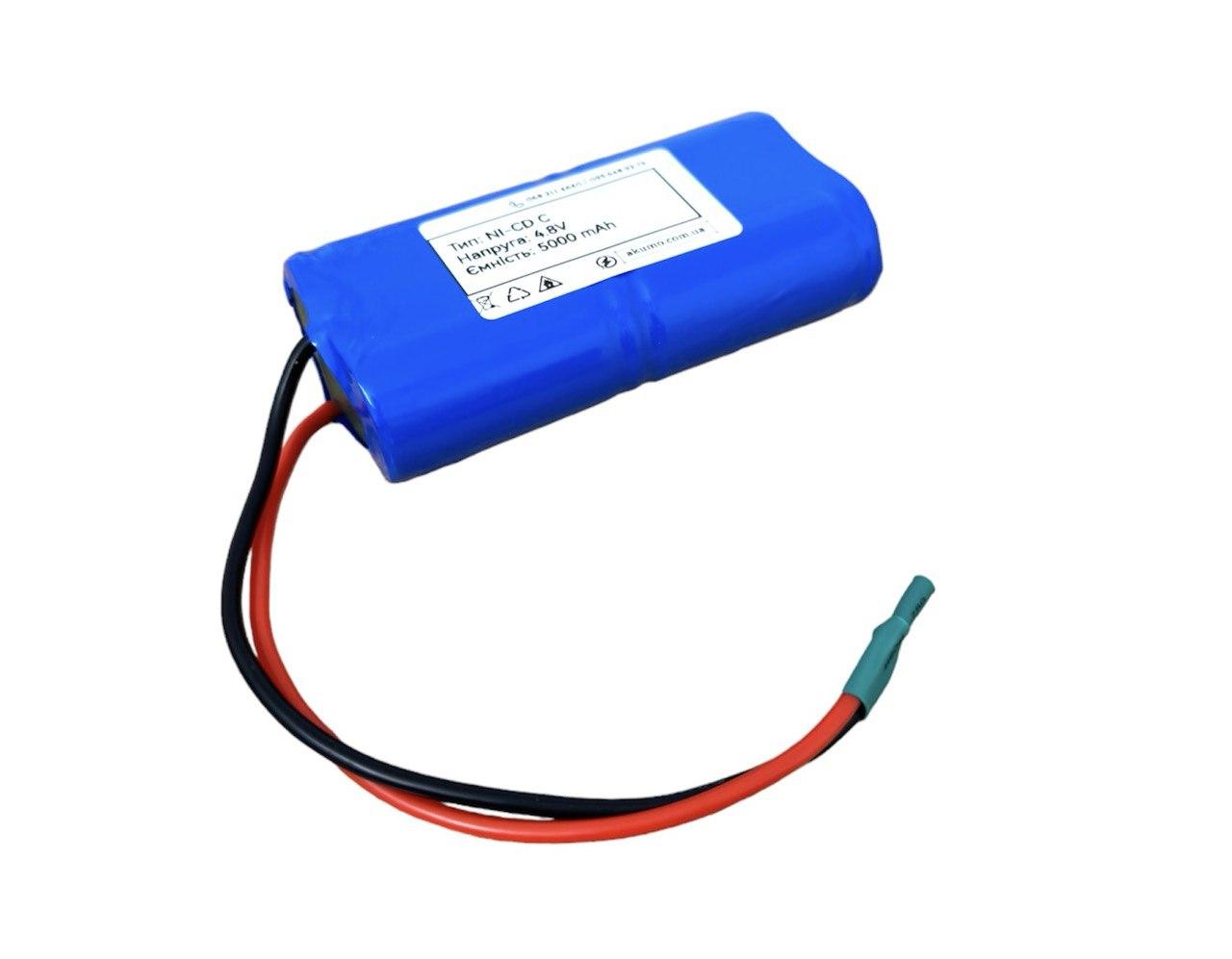 Акумулятор 4.8V 5000 mAh Ni-CD C(R14) для обладнання розвал-сходження коліс