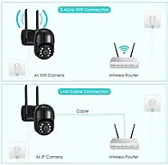 Вулична поворотна камера відеоспостереження Smart Camera N3 Wi-Fi Бездротова камера з нічним режимом, фото 5