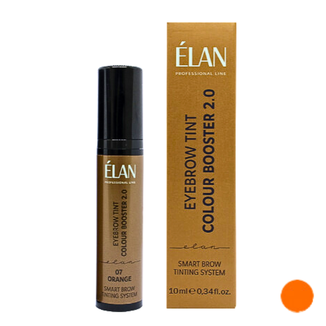 Бустер-концентрат 2.0 ELAN «EYEBROW TINT COLOUR BOOSTER» підсилювач кольору,10 мл / 07 ORANGE