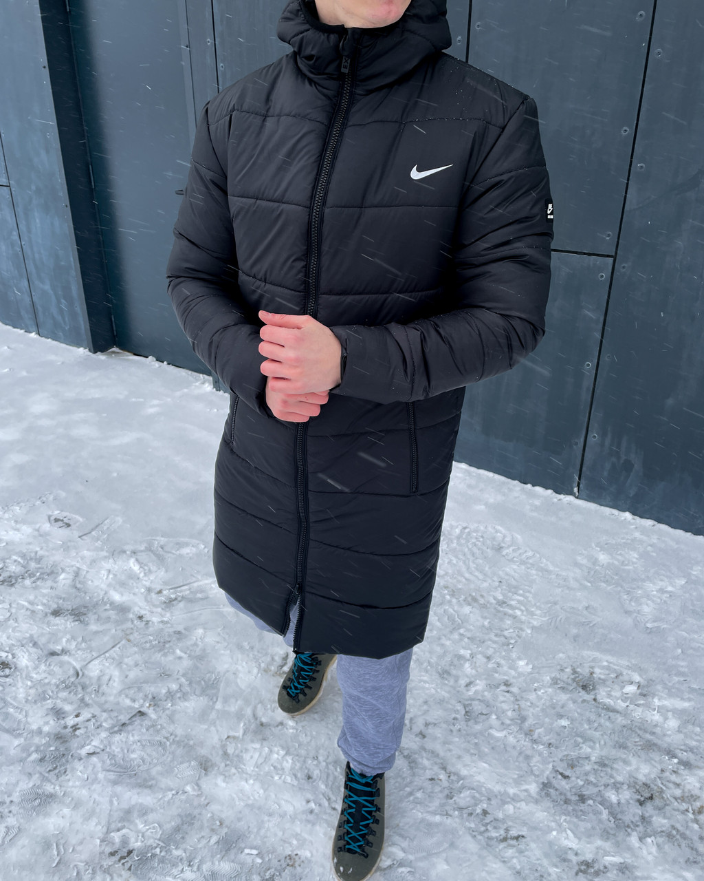 Зимова чоловіча куртка парка Nike (Найк)