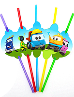 Трубочки "Вантажівочка Льова" преміум (10 шт.)