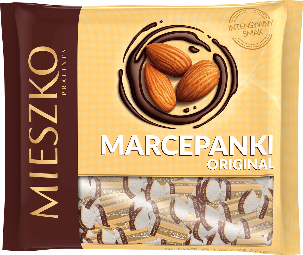 Цукерки шоколадні Marcepanki Original з марципаном 1кг TM Mieszko Польща