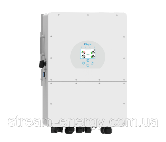 Гібридний інвертор трифазний 25кВт Deye SUN-25K-SG01HP3-EU-AM2 25KW EU HV, фото 1
