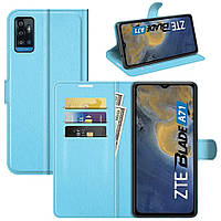 Чохол-книжка Litchie Wallet для ZTE Blade A71 Light Blue