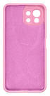 Чохол Silicone case Camera Protective для Xiaomi Mi 11 Lite (04) рожевий Pink, фото 3