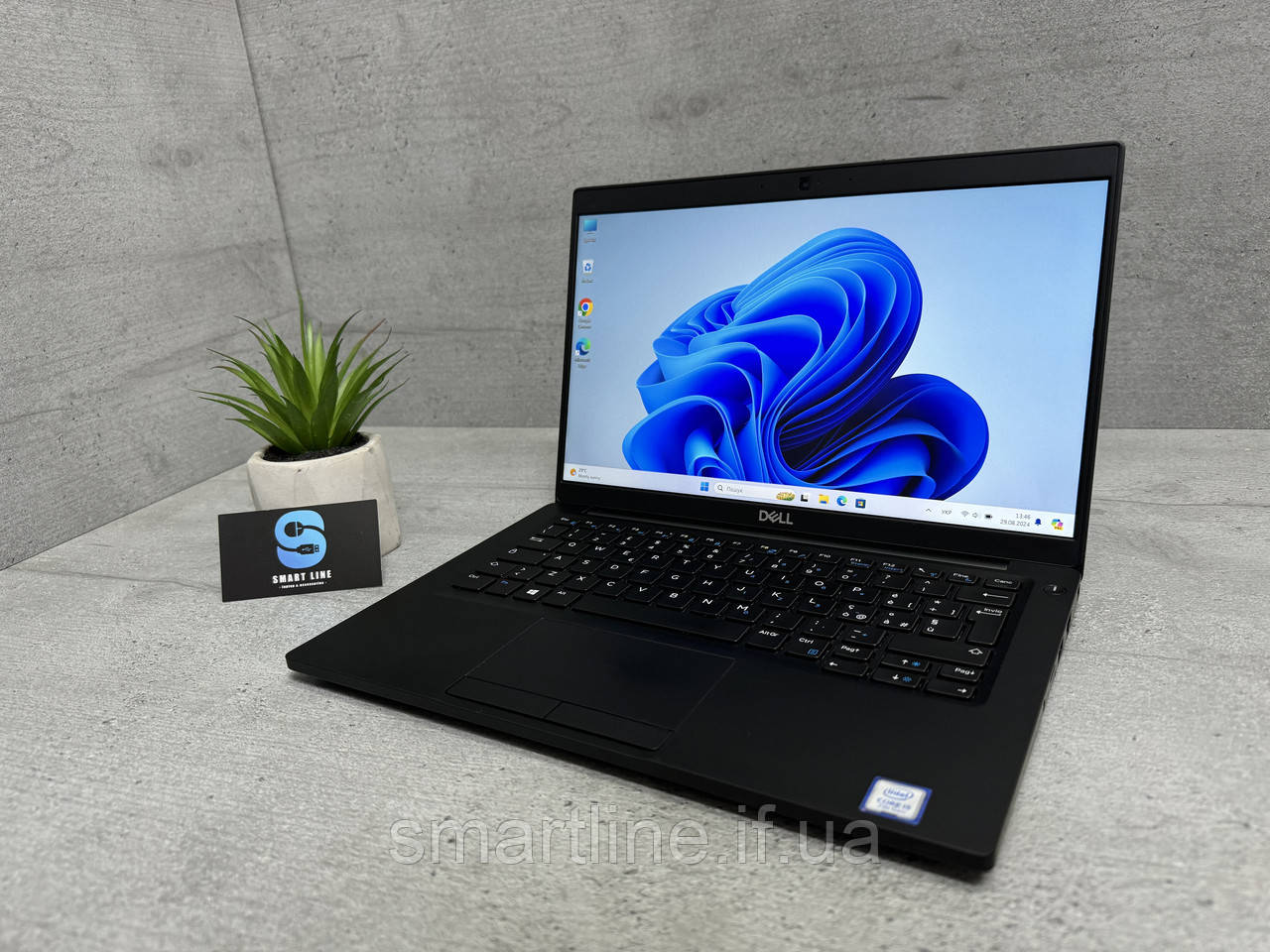 8gb 256gb ssd ddr4 FullHD ips Потужний ноутбук Dell Делл 7390