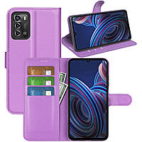 Чохол-книжка Litchie Wallet для ZTE Blade A72 4G Violet