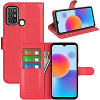 Чохол-книжка Litchie Wallet для ZTE Blade A52 Red