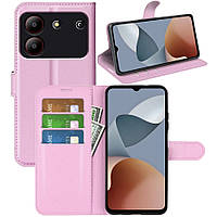 Чохол-книжка Litchie Wallet для ZTE Blade A54 Light Pink