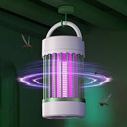 Електричний знищувач комах та від комарів USB Camping Mosquito Lamp Лампа для знищення комах, фото 8