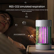 Електричний знищувач комах та від комарів USB Camping Mosquito Lamp Лампа для знищення комах, фото 3