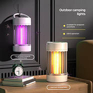 Електричний знищувач комах та від комарів USB Camping Mosquito Lamp Лампа для знищення комах, фото 5