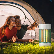 Електричний знищувач комах та від комарів USB Camping Mosquito Lamp Лампа для знищення комах, фото 2
