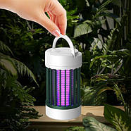Електричний знищувач комах та від комарів USB Camping Mosquito Lamp Лампа для знищення комах, фото 10