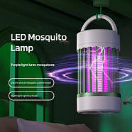 Електричний знищувач комах та від комарів USB Camping Mosquito Lamp Лампа для знищення комах, фото 6