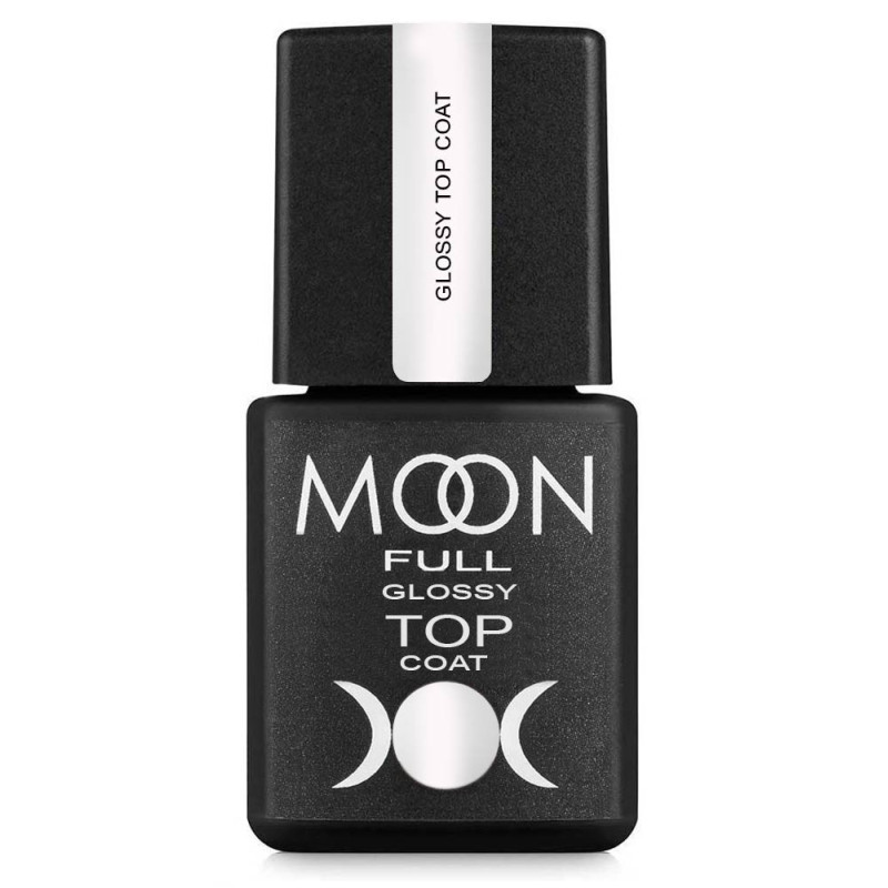 Топ Moon Full Glossy Top Coat без липкого шару, 8 мл