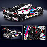 Конструктор спортивна машина суперкар Koenigsegg на 3063 деталі, біла, фото 6