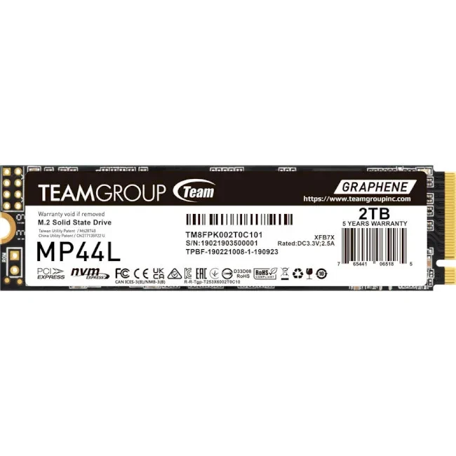 SSD диск Team MP44L 2TB M.2 NVMe (TM8FPK002T0C101)
