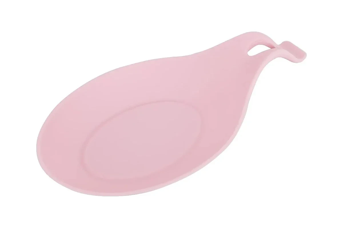 Силіконова підставка термостійкий килимок для кухонного начиння LVR 004 (Pink)-LВR