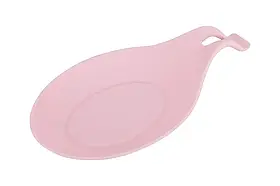Силіконова підставка термостійкий килимок для кухонного начиння LVR 004 (Pink)-LВR