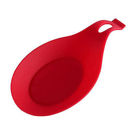 Силіконова підставка термостійкий килимок для кухонного начиння LVR 004 (Red)-LВR