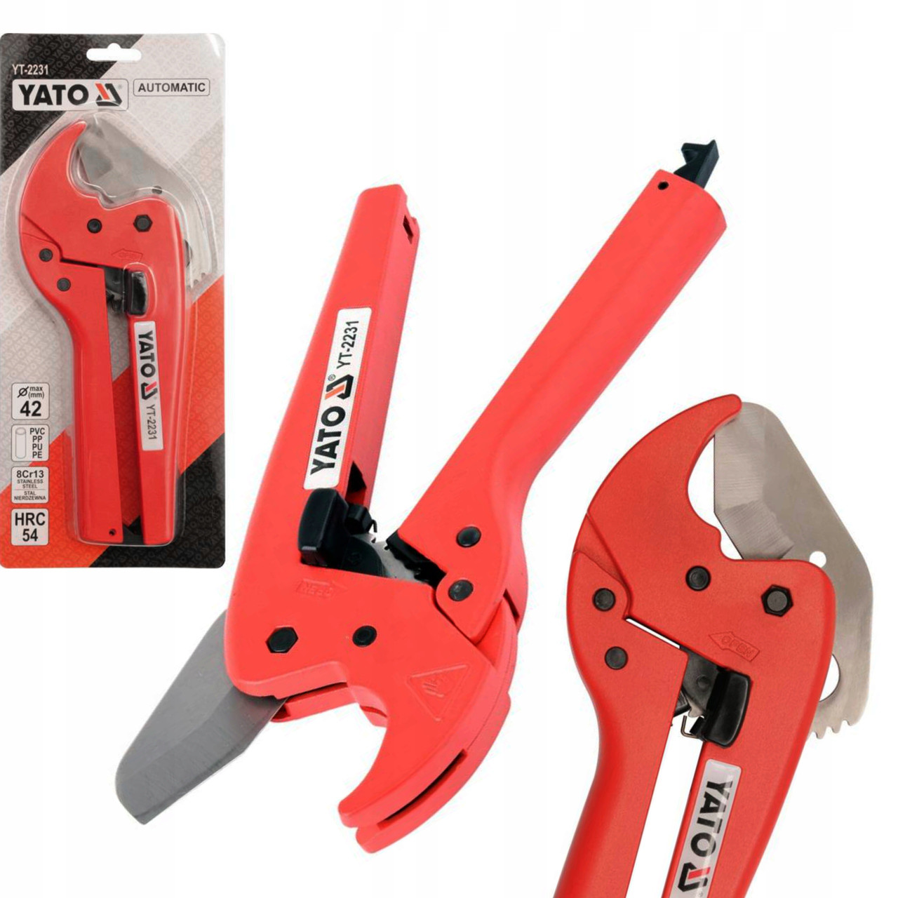 Ножиці Для Різання Металопластикових Труб Ø 42 мм YATO (YT-2231)