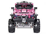Конструктор дитячий ігровий позашляховик Джип рожевий на 2471 деталь, фото 3