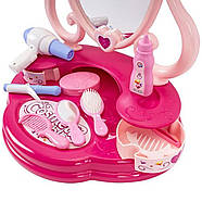 Столик косметичний дитячий Technok Toys (9 аксесуарів, дзеркало) 8676, фото 3