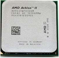 ТОВОВИЙ 3-ЯДЕРНИЙ ПРОЦ Athlon II X3 445 3 ЯДРА по 3100Mhz Am3 Am2 + -