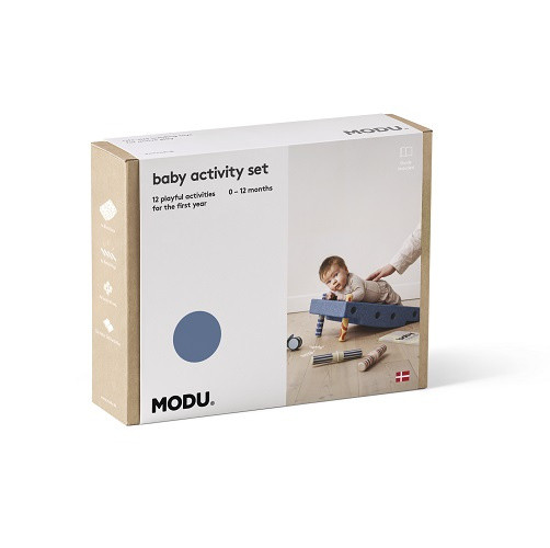 MODU - Дитячий розвиваючий ігровий набір Baby activity set - Deep Blue / Sky Blue