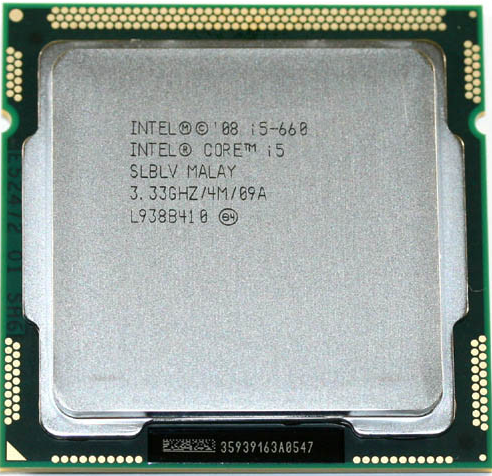 ПОТУЖНИЙ Процесор на s1156 INTEL Core i5-660 3,33 Ghz ( Turbo BOOST до 3,6 GHz) ,2 ЯДРА, 4 ПОТОКИ LGA1156