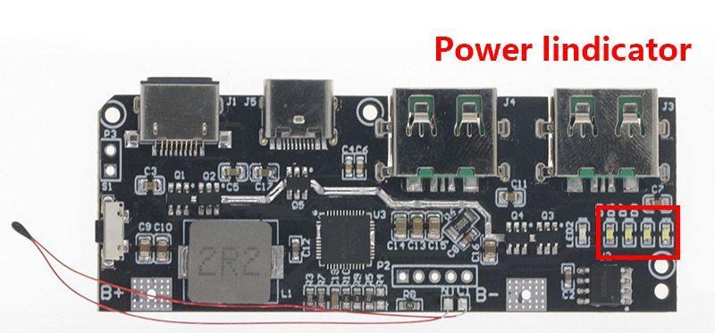 Модуль павербанка, швидка зарядка, 22.5Вт, 5-портовий двонаправлений модуль, QC4+PD3.0, AFC/FCP/SCP/PE1.1
