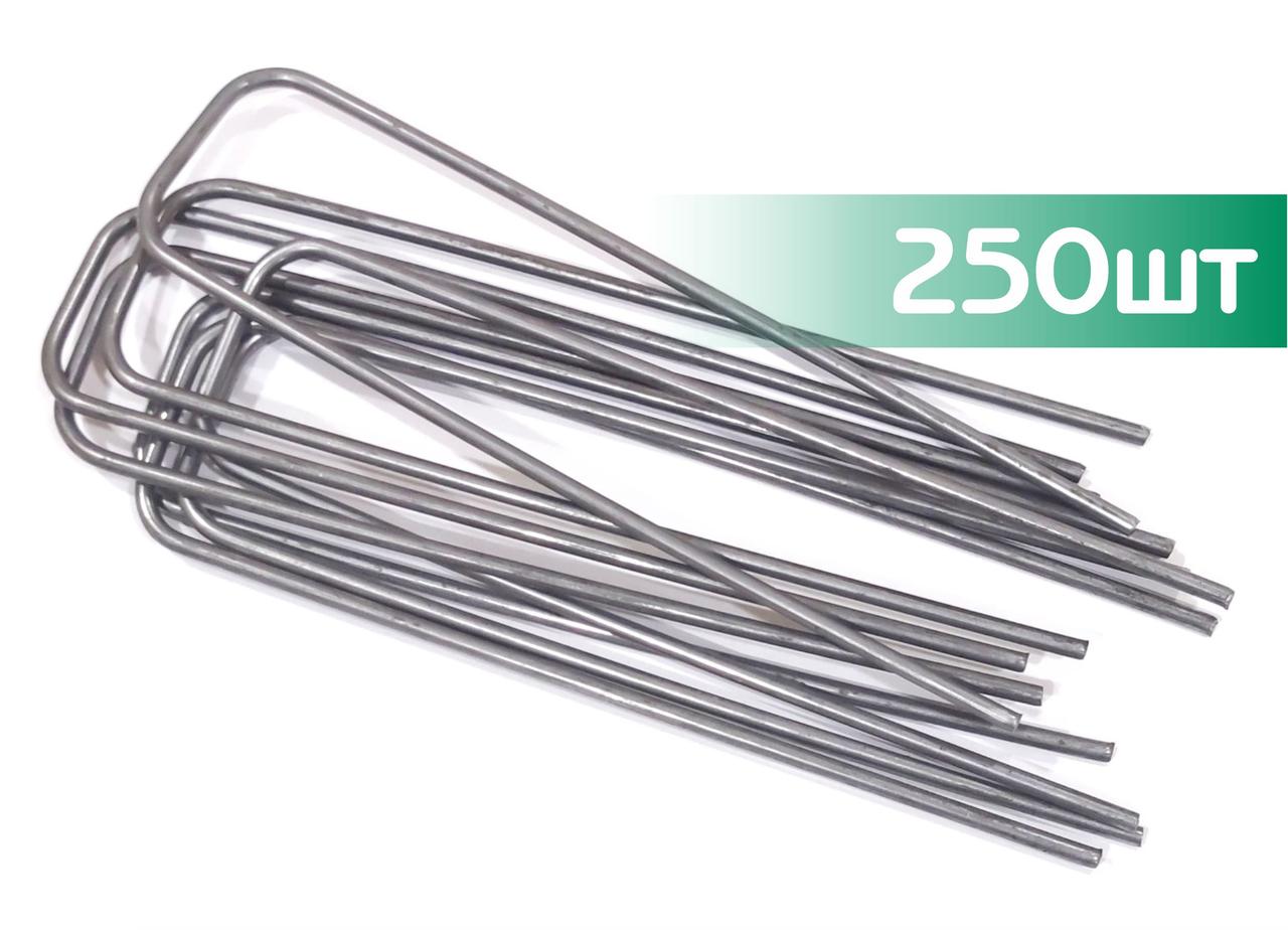 Скоби для кріплення агроволокна Profi (250шт), фото 1