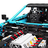 Конструктор Спортивна машина Mercedes-Benz AMG C63 на 4129 деталей, блакитна, фото 4