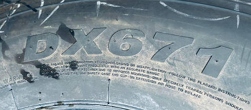 Шина вантажна б/у 385/65R22.5 ROADX DX671 (причіп), фото 3