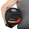 Пісочний насипний м'яч-гиря волбол SandBell Crossfit Zelart TA-7823-15-1для кросфіту та фітнесу 15 кг d 33 см., фото 9