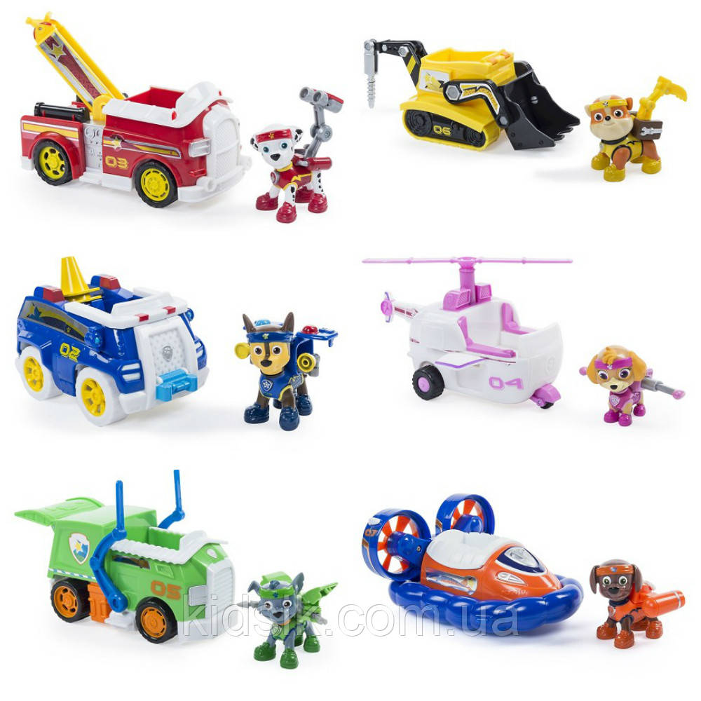 Набір з шести Супер шенков All Stars , Nickelodeon, Paw Patrol, фото 1