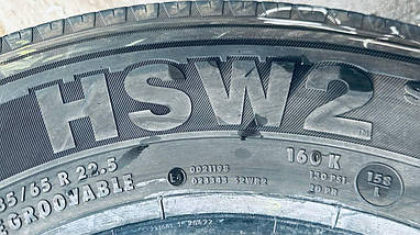 Шина вантажна б/у 385/65R22.5 Continental HSW2 SCANDINAVIA (причіп), фото 6