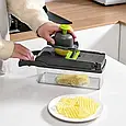 Універсальна овочерізка ручна Veggie Slicer 14в1, фото 5