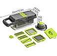 Універсальна овочерізка ручна Veggie Slicer 14в1, фото 3